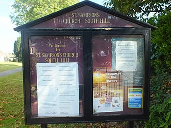 St Sampson's Church Notice Board